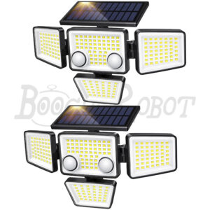 Solar Outdoor Lights 3000LM 188 LED Motion Sensor Outdoor Lights