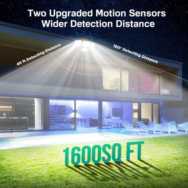 Solar Outdoor Lights 3000LM 188 LED Motion Sensor Outdoor Lights